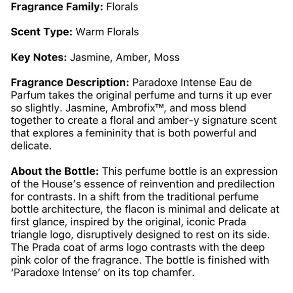 New PRADA Mini of Paradoxe Intense Eau De Parfum Perfume .23 oz (2 bottles) - Picture 3 of 3